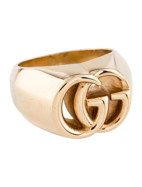 gucci trademark ring gold